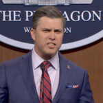 Colin Jost’s Pete Hegseth Takes War Crime Questions