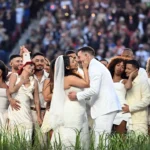 How the Super Bowl Bride’s Wedding Dress Came to Be