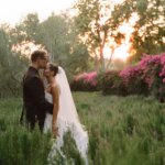 The Bride Wore Oscar de la Renta for Her Intimate Wedding at San Ysidro Ranch