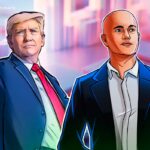 Trump Met Coinbase CEO before Slamming Banks over Crypto Bill: Report