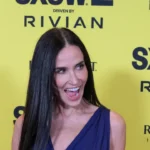 In Saint Laurent, Demi Moore Rivals Angelina Jolie’s Iconic Slit Dress Moment
