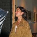 Dua Lipa’s Sheer-Meets-Suede Look Is the Perfect Spring Outfit Formula
