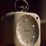 This sleek alarm clock uses lights and sounds to help you sleep, focus, and wake up